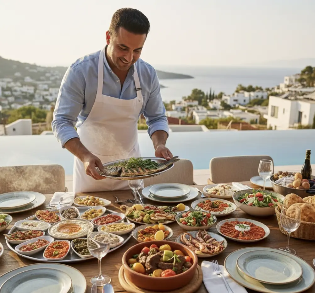 Bespoke Local Chef Experience in Your Villa