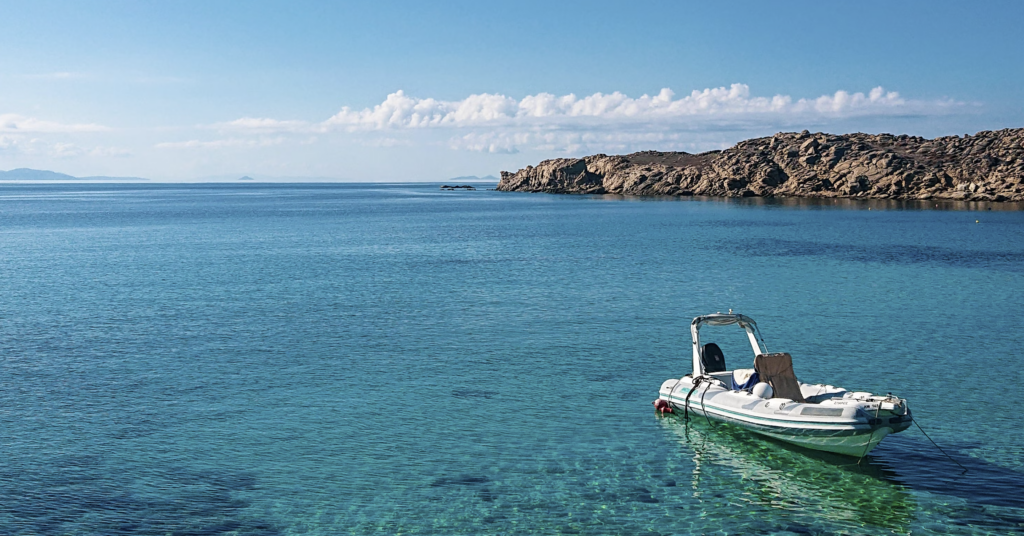 Mykonos boat