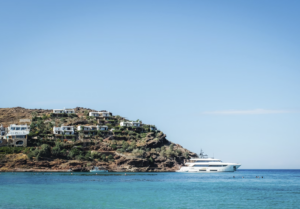 Mykonos for Groups: Why a Luxury Villa Is the Only Way to Do It Right 2 Mykonos yacht e1781538985336